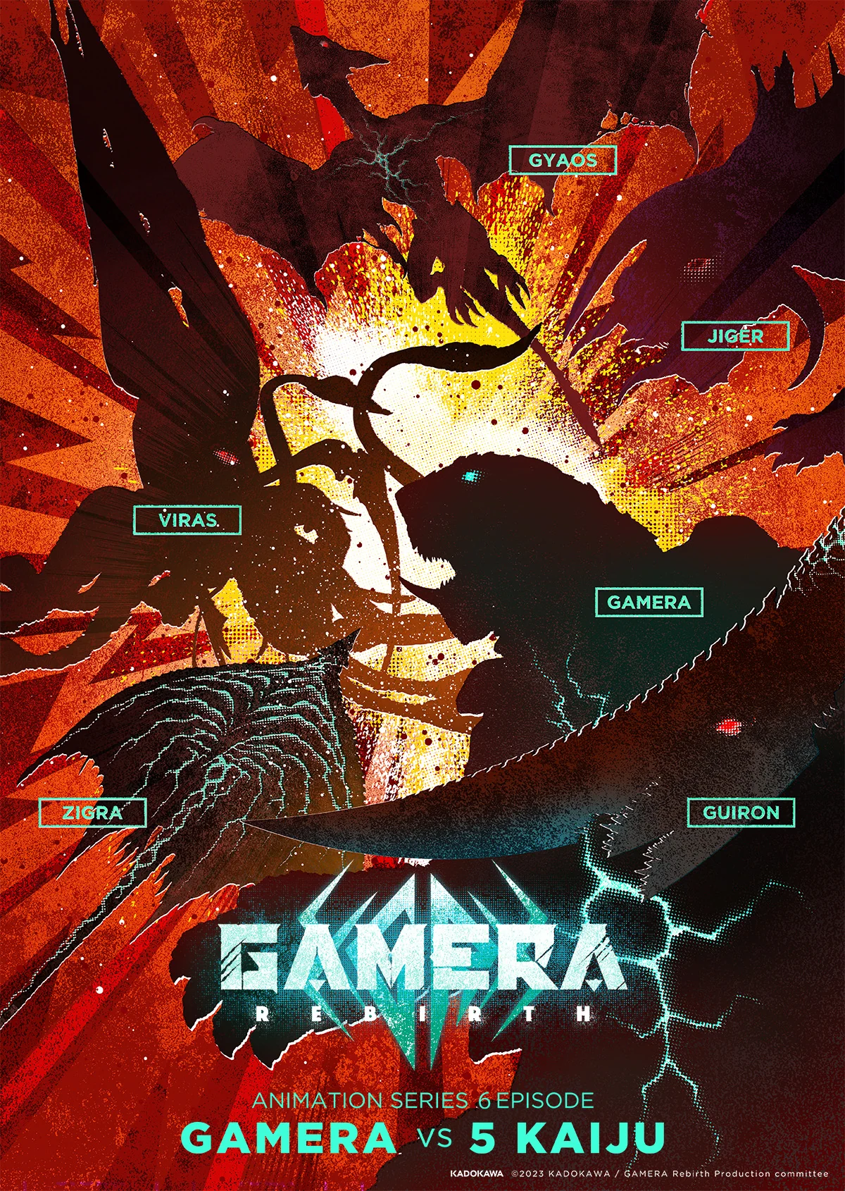 Gamera Rebirth Anime Gets September 7 Release Date, New Trailer and Visual  - Anime Corner