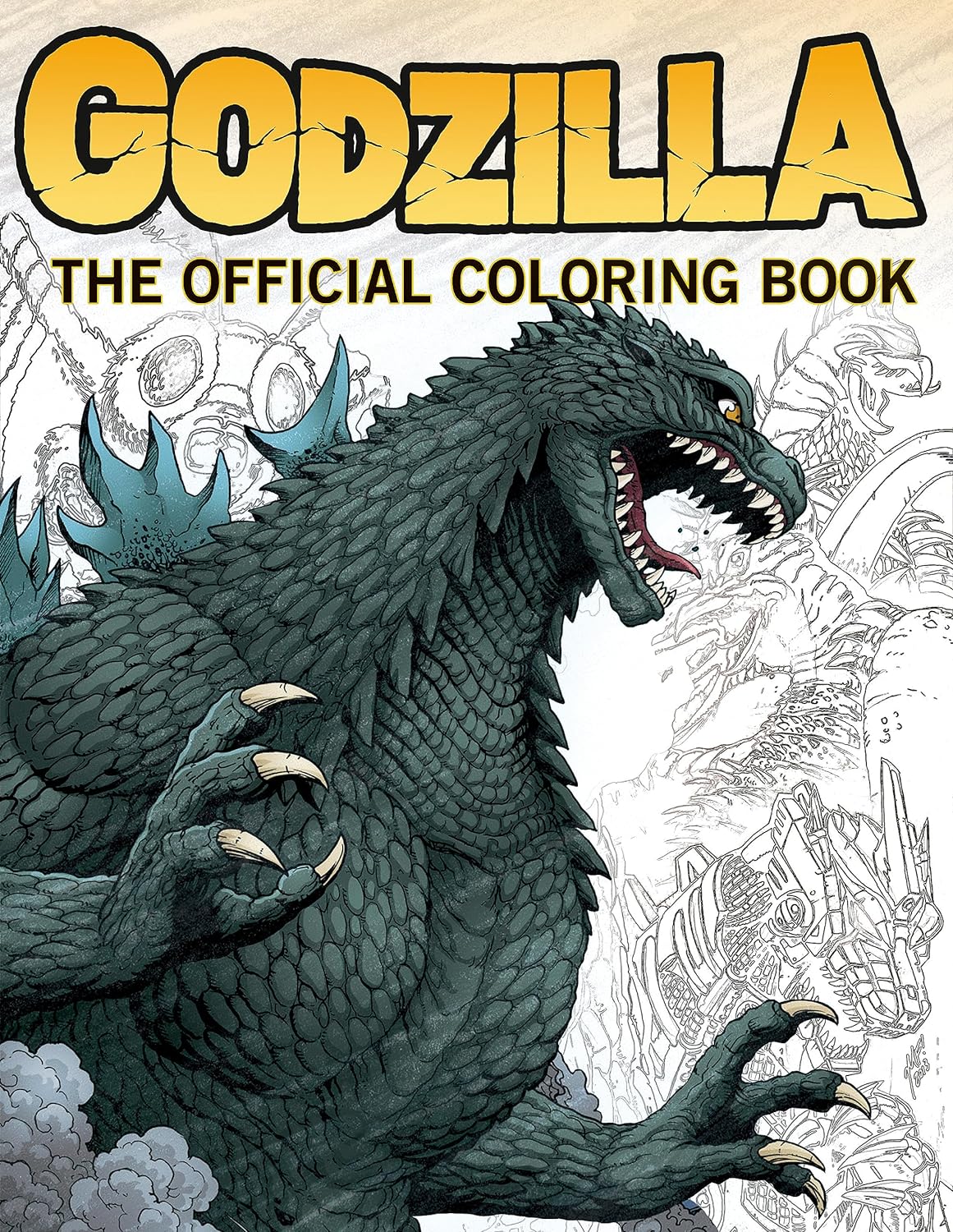 GODZILLA: THE OFFICIAL COLORING BOOK Coming From Titan Books