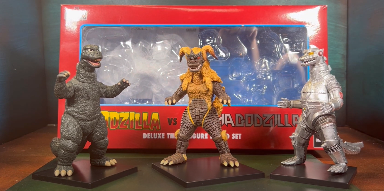 Sofubi Sit Down: Mezco Godzilla Vs. Mechagodzilla 3-Pack!