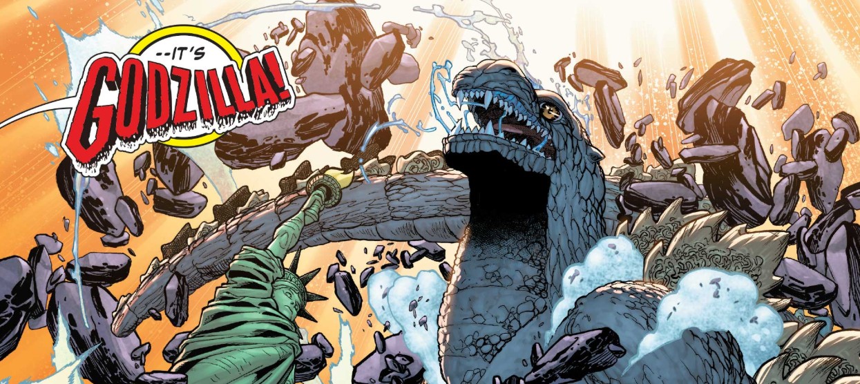 ‘Godzilla Destroys the Marvel Universe’ #1 Review: Marvel’s Heroes are Presented with a Challenge Never Seen Before 