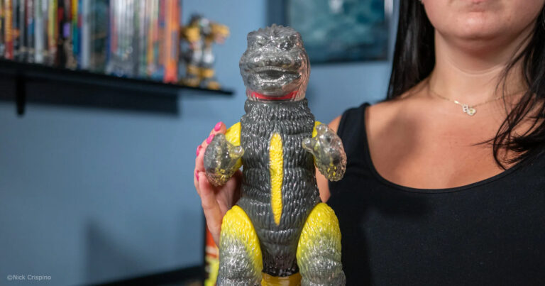 Godzilla x Puma x Atmos x Secret Base Sofubi Figure: Exclusive In-Hand Photo Gallery