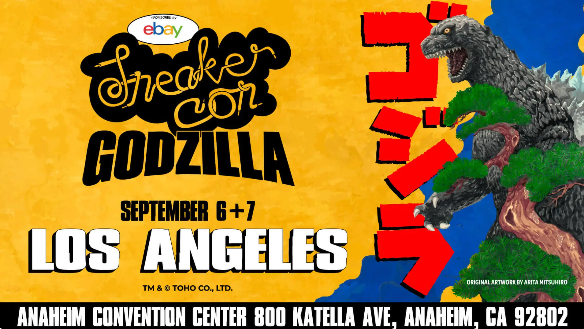 Godzilla x Sneaker Con Merch Capsule Teased for Sneaker Con Los Angeles
