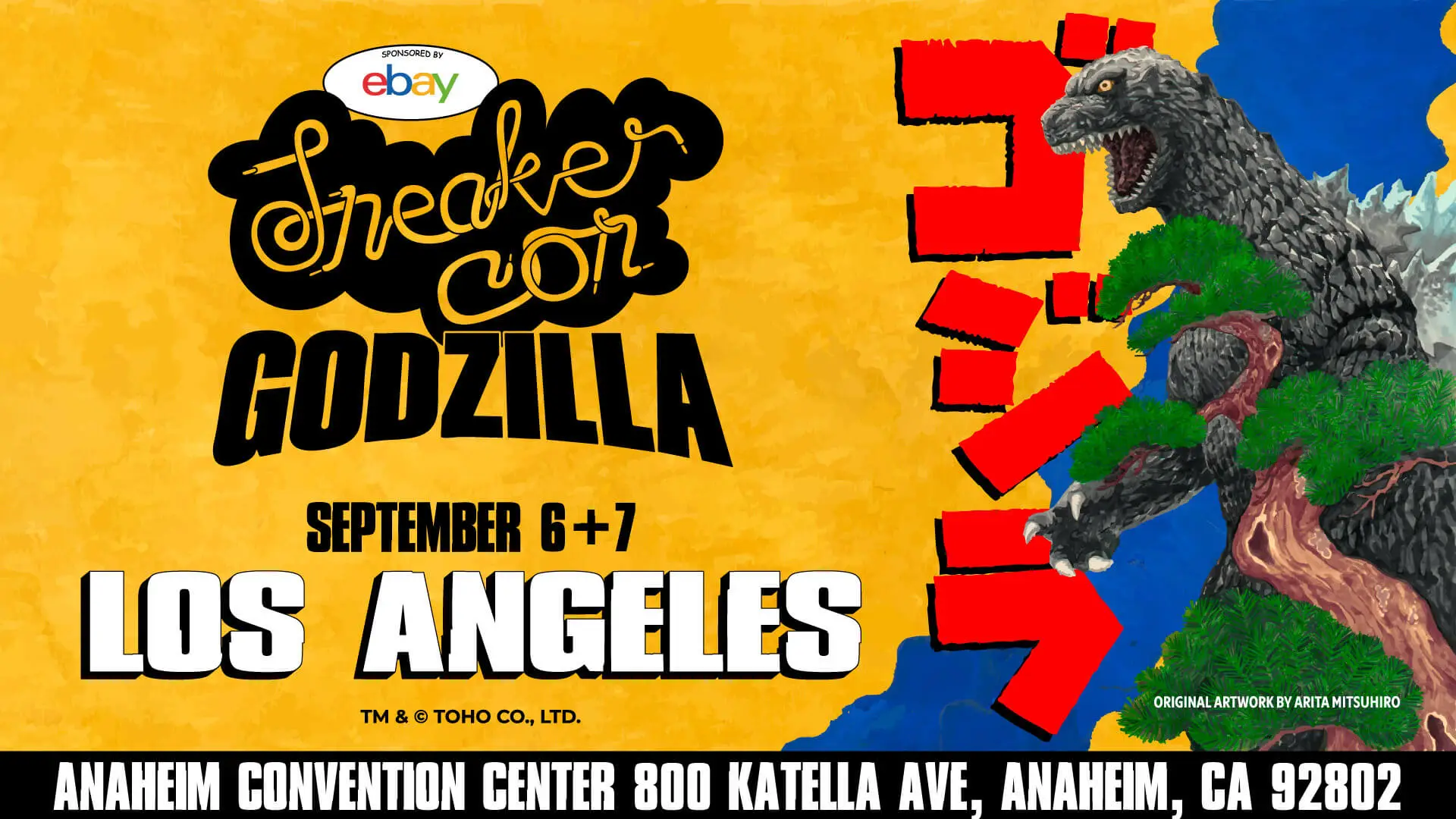 Godzilla x Sneaker Con Merch Capsule Teased for Sneaker Con Los Angeles